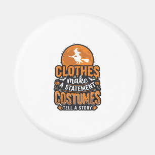 Vintage-Halloween-Kostüm-Statement-Shirt-Design_1 Magnet