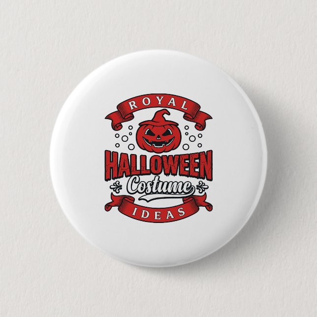 Vintage Halloween-Kostümideen Vektordesign_1 Button (Vorderseite)
