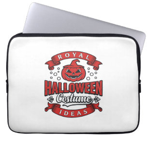 Vintage Halloween-Kostümideen Vektordesign_1 Laptopschutzhülle