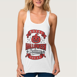 Vintage Halloween-Kostümideen Vektordesign_1 Tank Top