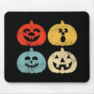 Vintage Halloween-Kürbis Frauen, Männer, Kinder, L Mousepad