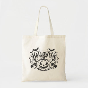 Vintage-Halloween-Kürbis-Tasche Tragetasche