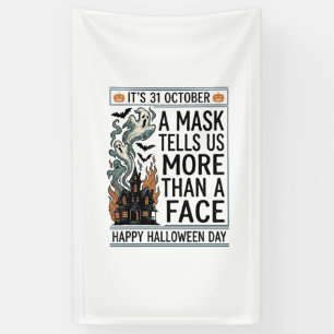 Vintage-Halloween-Masken-Zitat-Vektordesign_1 Banner
