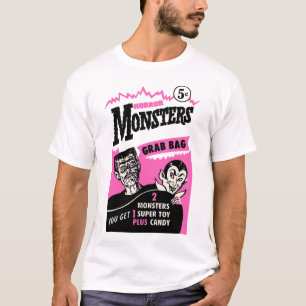 Vintage Halloween Monsters Grab Bag T-Shirt