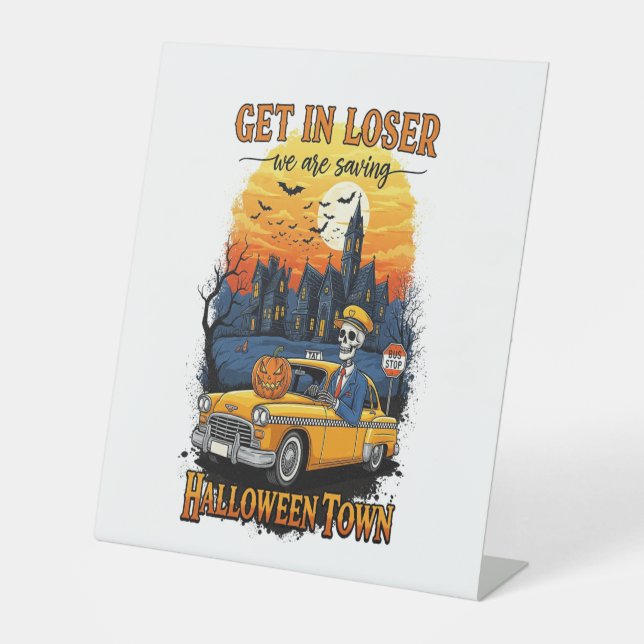 Vintage Halloween Movie Sockelschild (Vorderseite)