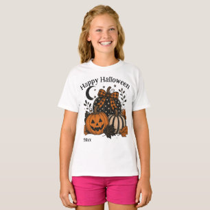 Vintage-Halloween-Muster-Grafik-T-Shirt-Design T-Shirt