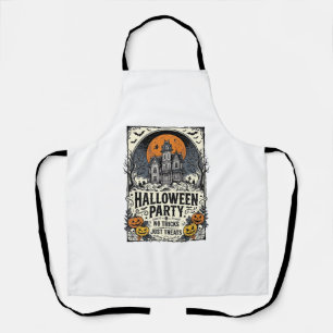 Vintage-Halloween-Party Keine Tricks, nur Leckerli Schürze