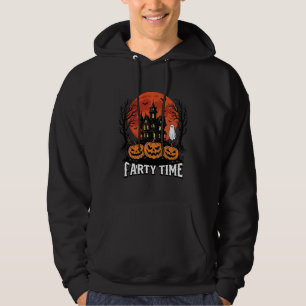 Vintage-Halloween-Party-Time-Geist-Kürbis-Shirt_1 Hoodie