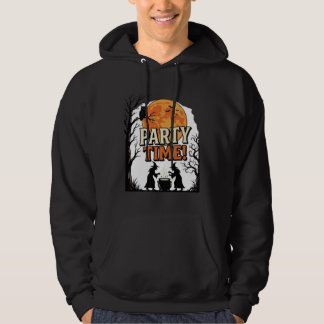 Vintage-Halloween-Party-Time-Hexenkessel-Shirt_ Hoodie