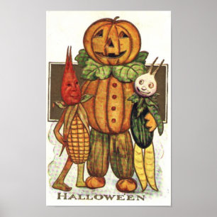 Vintage Halloween Poster
