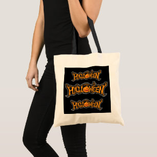Vintage Halloween Pumpkins Tragetasche