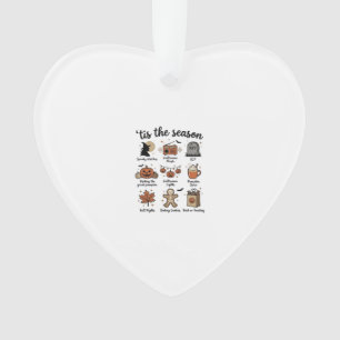 Vintage-Halloween-Saison-Checkliste-Shirt-Design_1 Ornament