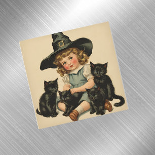 Vintage-Halloween-Schatz Nr. 2 - Magnetkarte
