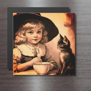 vintage Halloween-Schatz Nr. 4 - magnetische Karte