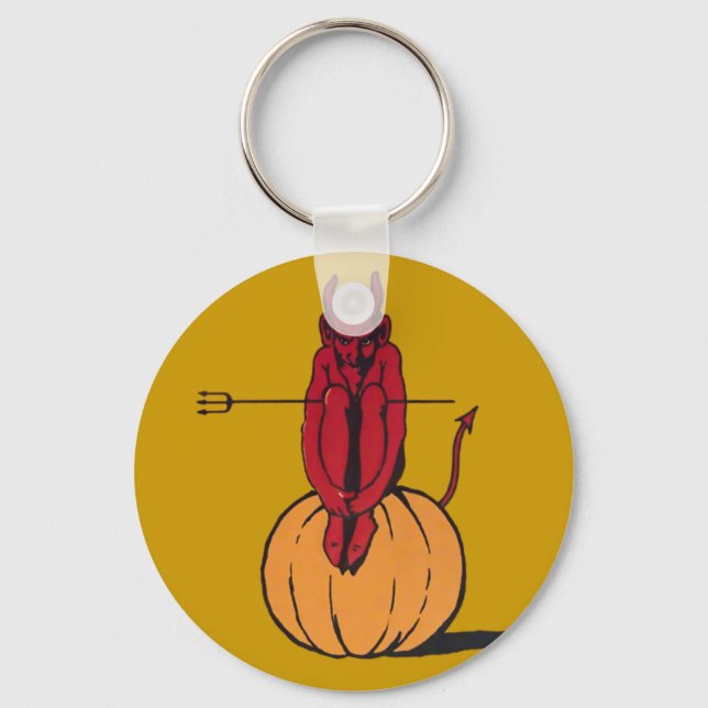 Vintage Halloween Schlüsselanhänger (Vorderseite)