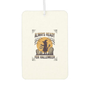 Vintage-Halloween-Shirt für Fans der spooky Season Autolufterfrischer