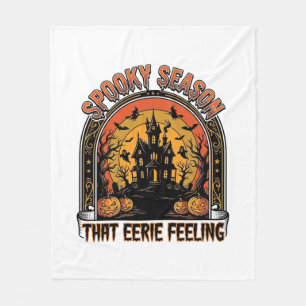 Vintage-Halloween-Shirt Gruselige Saison Gefühl De Fleecedecke