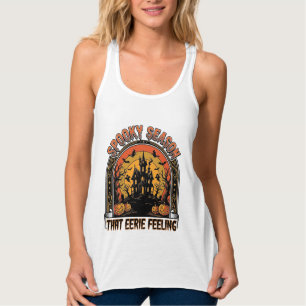Vintage-Halloween-Shirt Gruselige Saison Gefühl De Tank Top