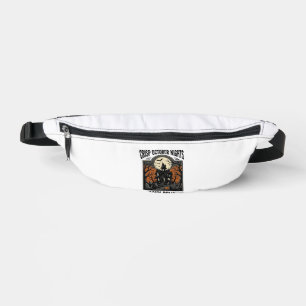 Vintage-Halloween-Shirt mit gruseliger Oktober-Nac Bauchtasche