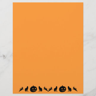 Vintage-Halloween-Silhouetten-Schreibwaren