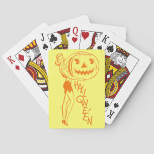 Vintage Halloween Spielkarten