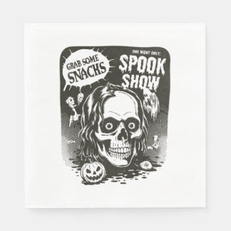 Vintage Halloween Spook Show Serviette