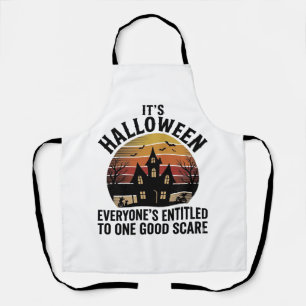 Vintage-Halloween-Spookhaus-Gutes-Angst-Shirt_1 Schürze