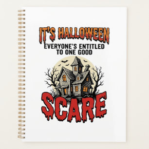Vintage-Halloween-Spookhaus-Schreck-Shirt-Design Planer