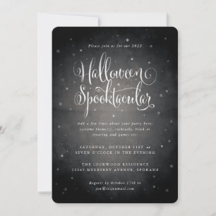Vintage Halloween Spooktacular Stars Einladung