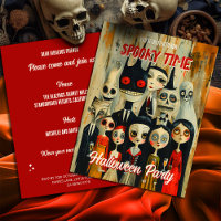 Vintage Halloween-Spooky-Charaktere