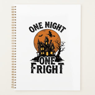 Vintage Halloween Spuk Hexen Mond Grafik_1 Planer