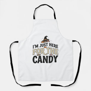 Vintage-Halloween-Süßigkeiten-Hexenhut-Shirt-Desig Schürze