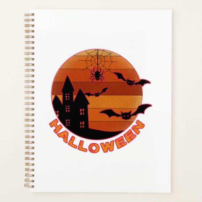 Vintage-Halloween-T-Shirts Planer (Vorderseite)