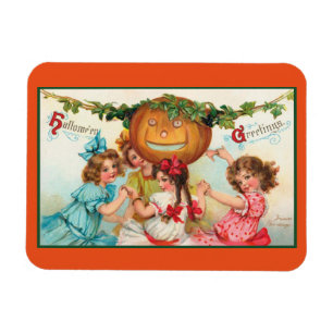 Vintage Halloween-Tänzer Magnet