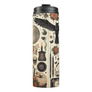 Vintage-Halloween-Thermal-Tumbler Thermosbecher
