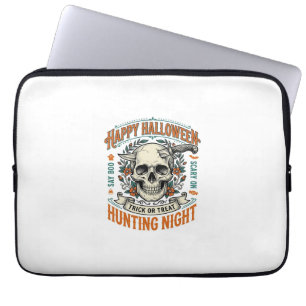 Vintage-Halloween-Totenkopf-Streich-oder-Überrasch Laptopschutzhülle