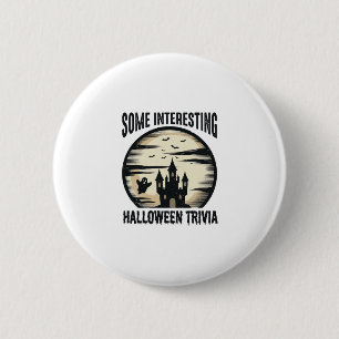 Vintage-Halloween-Trivia-Geister-Mond-Shirt-Design Button
