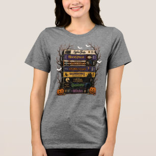 Vintage-Halloween-VHS, Retro-Horror-Gruselige-Sais Tri-Blend Shirt