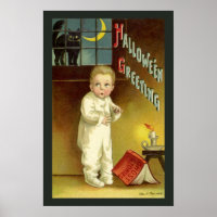 Vintage Halloween von Ellen Clapsaddle, Geisterges