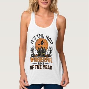 Vintage-Halloween-Wunderbarste-Zeit-Shirt-Design Tank Top
