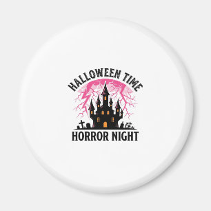 Vintage Halloween-Zeit Horror-Nacht Verlassenes Sc Magnet
