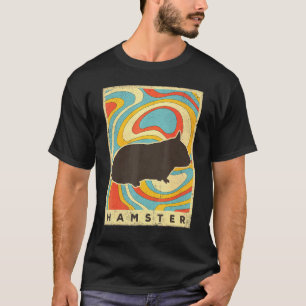 Vintage Hamster Tier im Retro-Stil T-Shirt