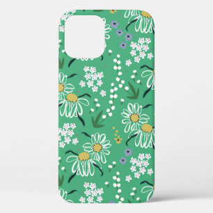 vintage Hand-drawn retro cute flowers and plant bo Case-Mate iPhone Hülle