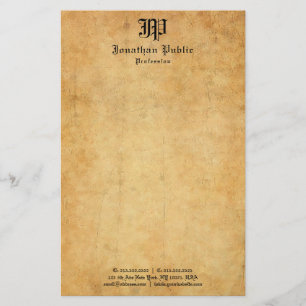 Vintage handgeschriebene alte briefpapier