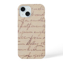Vintage handgeschriebener Brief iPhone-Hülle 💫