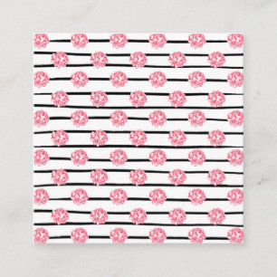 Vintage Handtücher Quadratische Visitenkarte