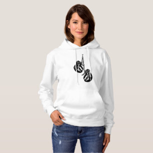 Vintage Hangboxhandschuhe Retro-Kämpfer Hoodie