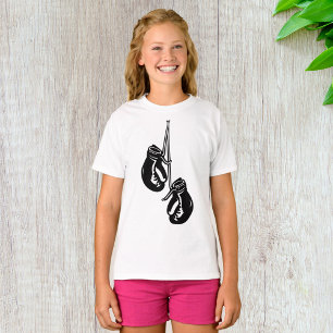 Vintage hängende Boxhandschuhe Retro-Kämpfer T-Shirt