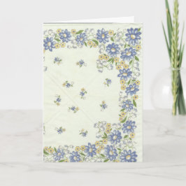 Vintage Hanky-Gruß-Karte Karte