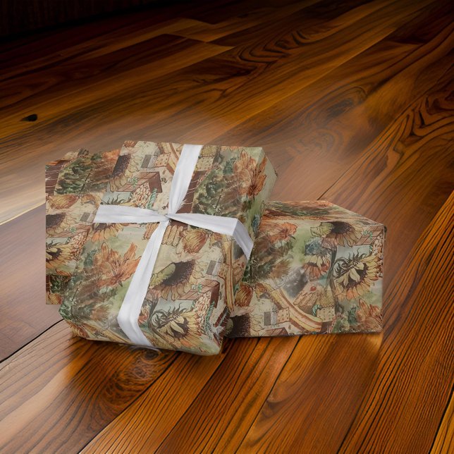 Vintage Hansel und Gretel Geschenkpapier (Von Creator hochgeladen)